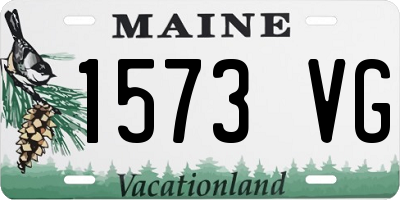 ME license plate 1573VG