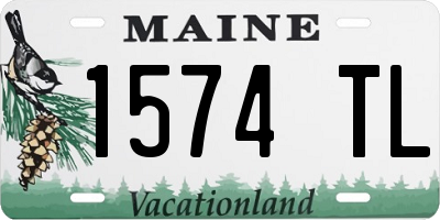 ME license plate 1574TL