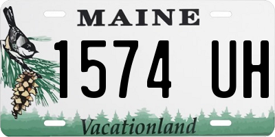 ME license plate 1574UH