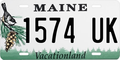 ME license plate 1574UK