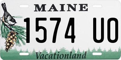 ME license plate 1574UO