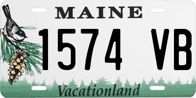 ME license plate 1574VB