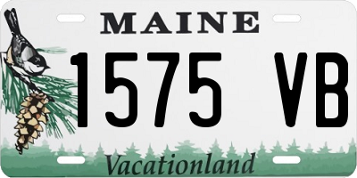 ME license plate 1575VB