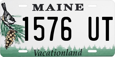 ME license plate 1576UT