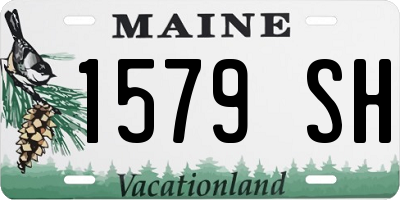 ME license plate 1579SH