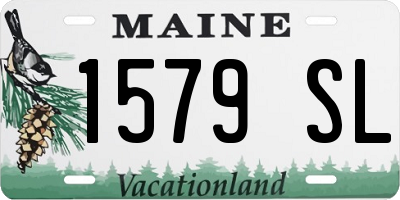 ME license plate 1579SL