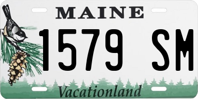 ME license plate 1579SM