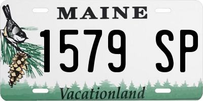 ME license plate 1579SP