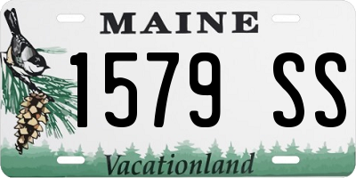 ME license plate 1579SS