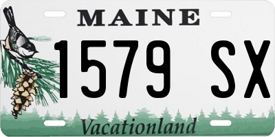 ME license plate 1579SX