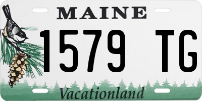ME license plate 1579TG