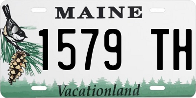 ME license plate 1579TH