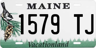 ME license plate 1579TJ