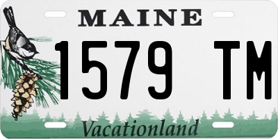 ME license plate 1579TM
