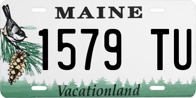 ME license plate 1579TU