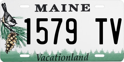 ME license plate 1579TV