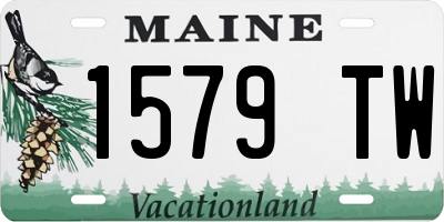 ME license plate 1579TW