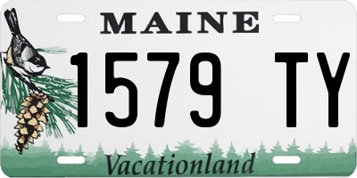 ME license plate 1579TY