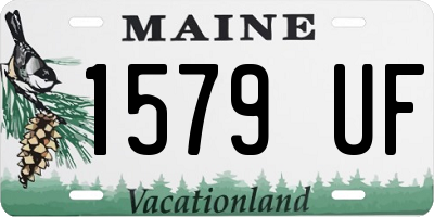 ME license plate 1579UF