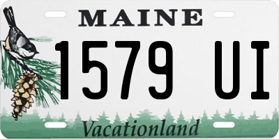 ME license plate 1579UI