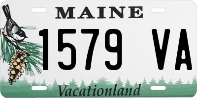 ME license plate 1579VA