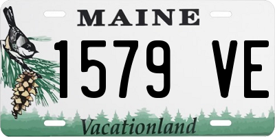 ME license plate 1579VE