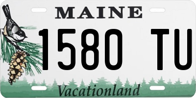 ME license plate 1580TU