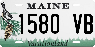 ME license plate 1580VB