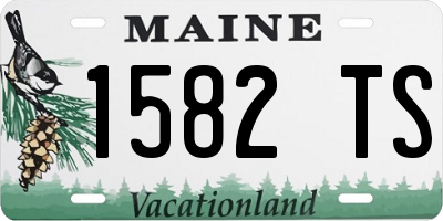 ME license plate 1582TS