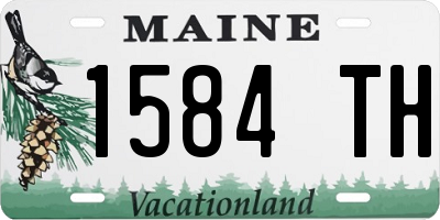 ME license plate 1584TH