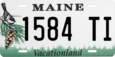 ME license plate 1584TI