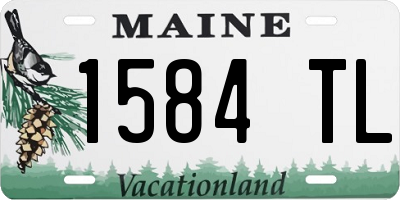 ME license plate 1584TL