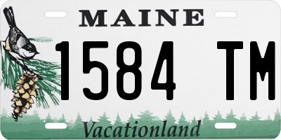 ME license plate 1584TM