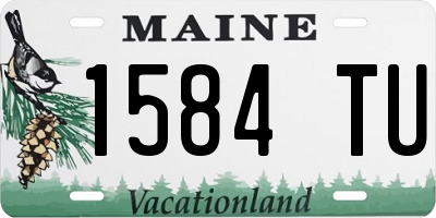 ME license plate 1584TU