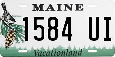 ME license plate 1584UI