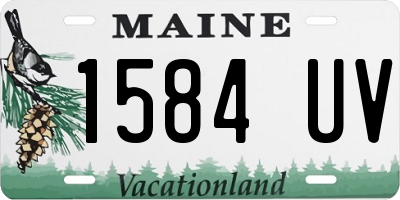 ME license plate 1584UV