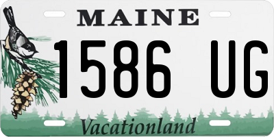 ME license plate 1586UG