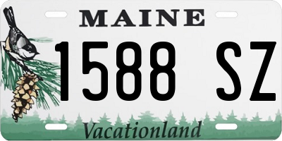 ME license plate 1588SZ