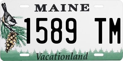 ME license plate 1589TM