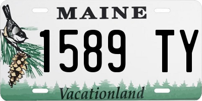 ME license plate 1589TY