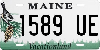 ME license plate 1589UE