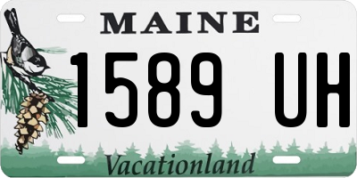 ME license plate 1589UH