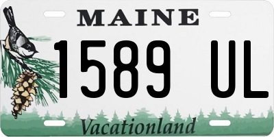 ME license plate 1589UL