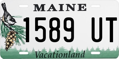 ME license plate 1589UT