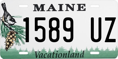 ME license plate 1589UZ