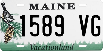 ME license plate 1589VG