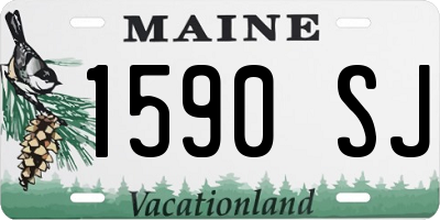 ME license plate 1590SJ