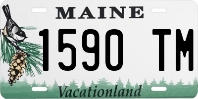 ME license plate 1590TM