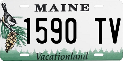 ME license plate 1590TV