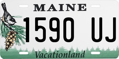 ME license plate 1590UJ